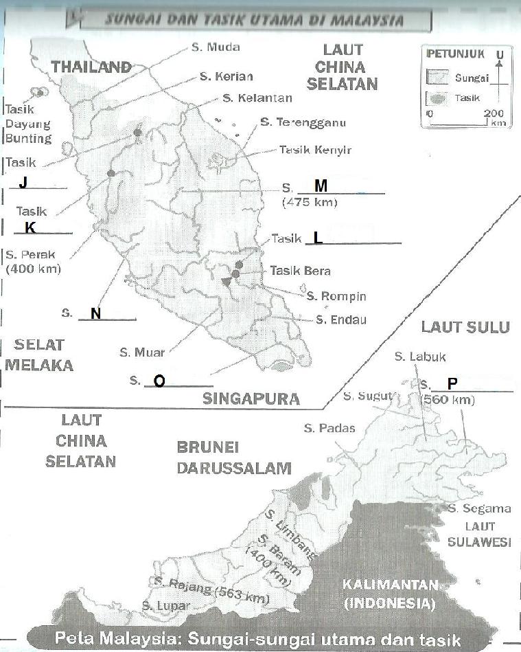 Sungai Dan Tasik Utama Di Malaysia Geografi Tingkatan 1 : Ejercicio De ...